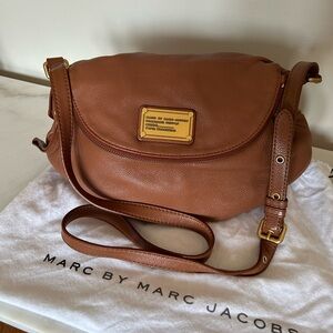Marc by Marc Jacobs Natasha Brown Leather Crossbody Bag